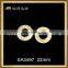 22mm Round Shape Bag Accessories Brush Gold Eyelet With Grommet