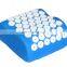 Eco friendly 100% cotton cover plastic spike back pain relief acupressure mat and pillow set