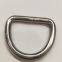 Luggage Bags Accessories High Polished Silver 316 Stainless Steel Welded D Ring