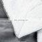100% polyester sherpa flannel blanket two sides brushed cozy fleece throw