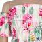 Girl Bohemian Off Shoulder Dress Summer Dress For Kids Baby Dress Pictures