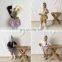 2PCS Toddler Baby Sets Boys Girl Clothes Tops + Plaid Shorts Baby Clothes Outfits