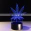 New Design LED Night Light Acrylic 3D Lamp Optical Visual Table Lamp Room Party Decoration Lighting