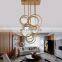 Modern home decorative lighting glass chandelier ceiling lamps for livingroom