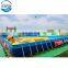 Customized size giant metal frame support stand land stents swimming pool