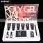 New Design 2020 full Wholesale 6 different colors base and top coat Poly Gel UV Gel Kit manicure