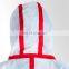 Protection Overalls Taped Seam Microporous Film Laminated CE Cat 3 Chemical Protective Coverall Type 4 5 6 Disposable Coveralls