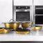 Forged Hammered Exterior Design Non stick Aluminum Casserole       Aluminium Cookware Manufacturer