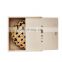 Wholesale simple useful cheese and cake wooden pie storage box with lid