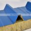 50mm rock wool sandwich material roof panel,sandwich wall panel, rock wool sandwich material for factory house farm house