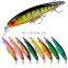 Amazon top sales lures minnow 10 Colors 13.4g/11cm black minnow lure best quality floating minnow lure fish bait supplier