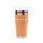Bamboo 450ml Mug Coffee Cup Stainless Steel Thermo With Lid