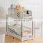 Slim Space Saving Table Kitchen Accessories Pantry Storage Basket Foldable Slide Plastic Spice Rack Storage Holders & Racks