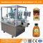 Automatic dates syrup packing machine auto glass jar honey filling line oil bottle packaging equipment cheap price for sale