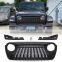 Matte Black Front Grille Grill For Jeep Wrangler JL & Gladiator Sahara Rubicon