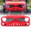 Grille For Jeep Wrangler JK JKU 2007-2018 ABS Knight
