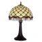 12"W Europe style handmade gem desk light art deco table lamp Creative lighting