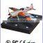 Wooden magnetic levitating display with led for plane , magnetic floating plane display stand