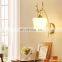 Best selling Antler Design Wall Light 85265V Glass Lampshade Metal Chassis E27 Bulb socket Material Decoration bedroom Wall Lamp