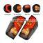 Left+Right Tail Lamps Pair Red ABS Plastic LED Tail Lights Rear Brake Lamps for Frontier Navara NP300  2021