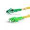 LC APC to SC APC Duplex 2.0mm PVC (OFNR) 9125 Single Mode Fiber Patch cord Cable