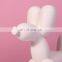 Creative Wedding Dog Rabbit Childhood Birthday Gift Animal Art Cute Balloon Dog Handmade Ceramic Sculpture Decoration