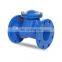 Oem Double Flange One Way Dn200 Ductile Iron Vertical Ball Check Valve