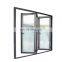 Made in China aluminum alloy three door high-end hot crack design German glass frame double folding door and window