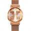 SKMEI 1767 women perfect quartz japan movement stainless steel band elegance watches