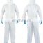 Disposable Non Woven Microporous Protective Painter Workwear Coverall with Elastic Cuff Elastic Waist