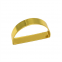 Semicircle Metal Gold Zinc Alloy Material Napkin Rings Holder For Home Decoration