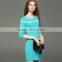 new half sleeves knit dress design for fashion lady and girls