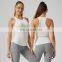 Racerback tank top women running workout gym tank tops women soft ribbed scroop neck women's tank tops