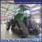 Tractor rubber triangle track chassis anti sinking during paddy field operations