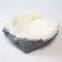 Meow Love Plush Warm Cat Nest Soft Folding Dog Bed Autumn and winter Pet Mat Washable and Simple