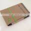 Bulk cheap spiral notebook, kraft cover NSXQ-NP0005