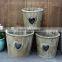 wholesale zakka wooden planter pots