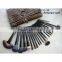 custom make logo makeup brushes of 20pcs makeup brush set