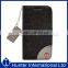 High Quality Demin Skin Wallet Case For Samsung S4