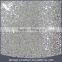 Chunky white/silver self-Stick glitter fabric border