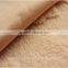 light orange knit pile shu velveteen fabric