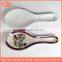 ceramic custom souvenir spoon porcelain big spoon for hanging coated colorful pearl glazed for souvenir and decorative