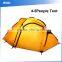 (160443) 4-5people Light Hiking Customized Waterproof Double Layers Tent Outdoor Camping Quality Choice