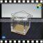 China wholesale Acrylic Transparent clear empty cutton/candle/candy jar/box/cube with top/cover