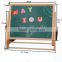 Custom portable drawing board dry erase board woodenmini easel for children