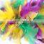 Wholesale Mixed Color Flat Turkey Ruff Fluffy 200g Feather Boas