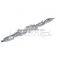 BJ-SL288-02 High quality Chrome Three Centered Skulls 10.25'' shift linkages
