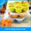 Eco-friendly FDA silicone storage ice trays BPA free