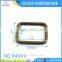 Metal rectangle buckles finished in antique brushed brass decorative in bag strap