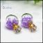 fashion jewelry zircon stud earring beads crown earings